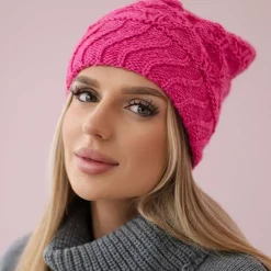 Neulepipo pinkki