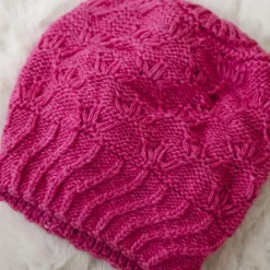 Neulepipo pinkki