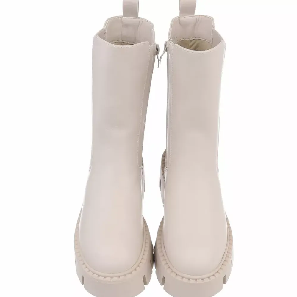 Nilkkurit joustovarrella beige