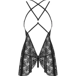 Obsessive Babette babydoll ja stringit musta