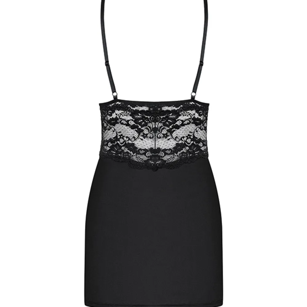 Obsessive Cheyenne chemise ja stringit musta