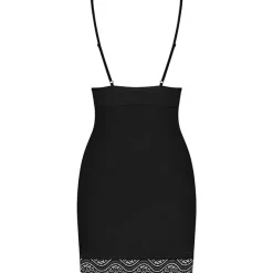 Obsessive Diyosa chemise ja stringit musta