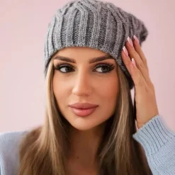 Oliwier Paulina fleecevuorattu pipo harmaa