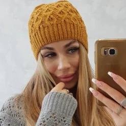 Oliwier Roma fleecevuorattu pipo mustard