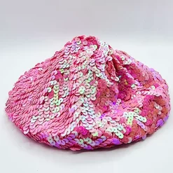 Paljettibaskeri glitterpinkki