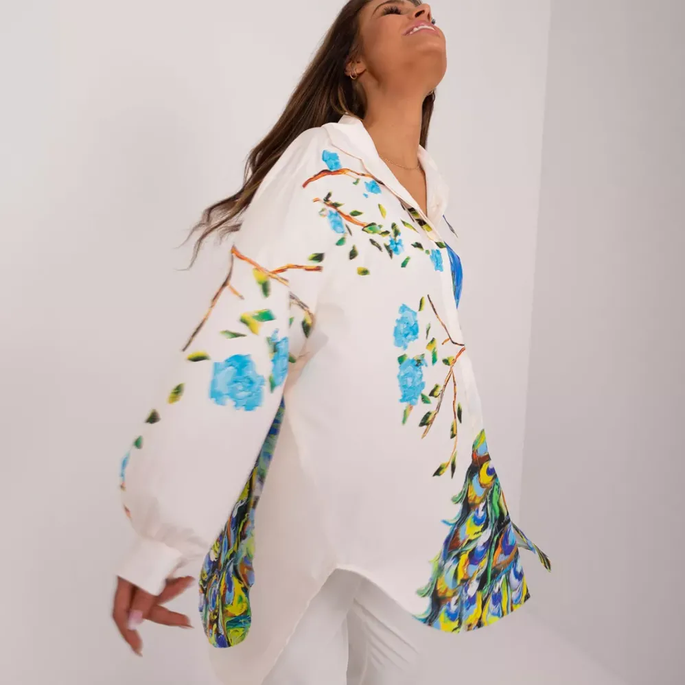 Pammy Peafowl oversize paita beige