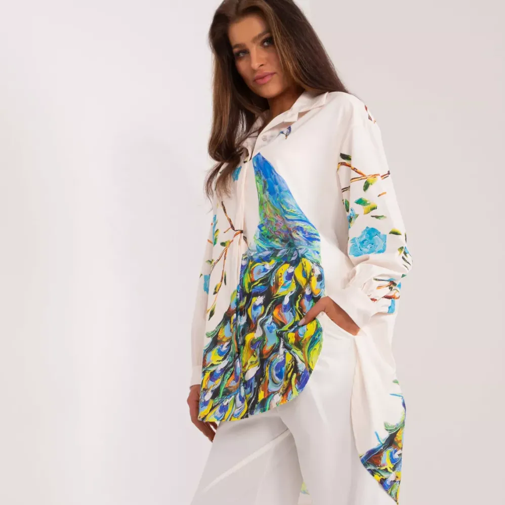 Pammy Peafowl oversize paita beige