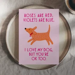 Postikortti Valentine Dog No. 1