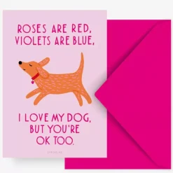 Postikortti Valentine Dog No. 1