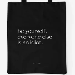 Puuvillainen kestokassi Be Yourself