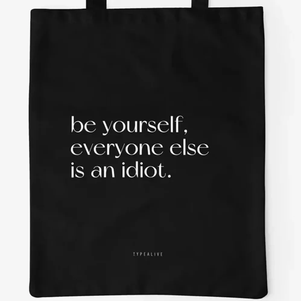 Puuvillainen kestokassi Be Yourself