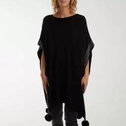 Qed LDN Eliz neuleponcho musta