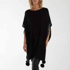 Qed LDN Eliz neuleponcho musta