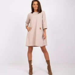 Relevance Dalenne trikootunika beige
