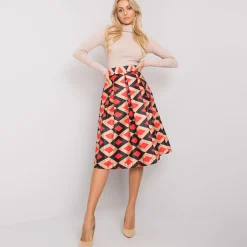 Rosa Rossa Alcantara hame beige-punainen