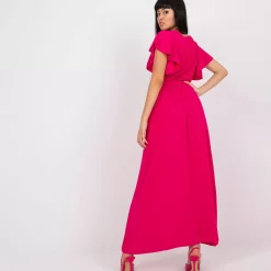 Rosa Rossa Trixie maksimekko vyöllä fuksia