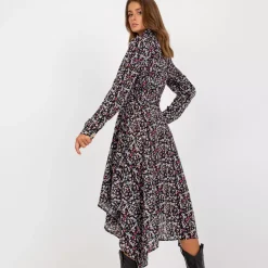 Rue Paris Cheyenne kuvioitu paitamekko musta