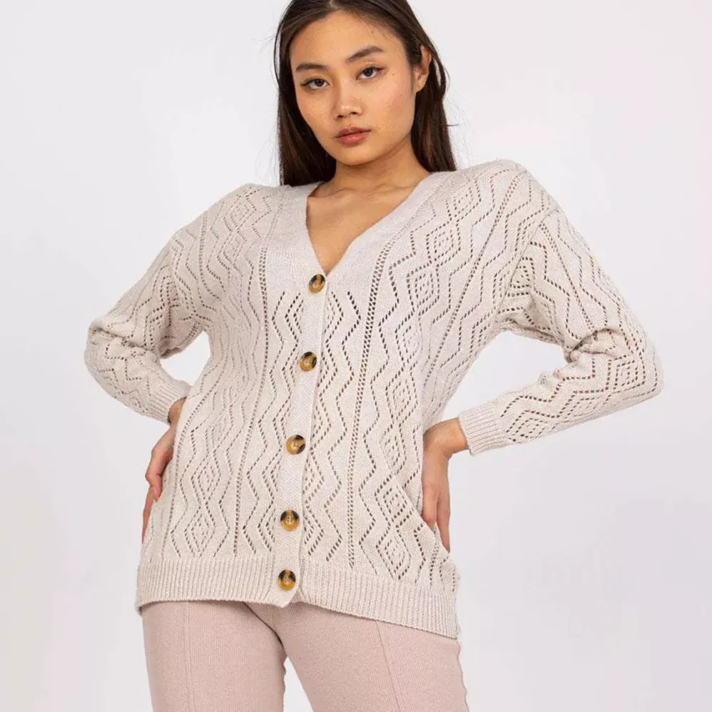 Rue Paris Gregoire neuletakki beige