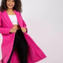 Rue Paris Hettie klassinen takki fuksia