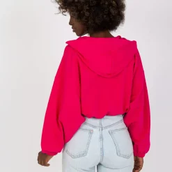 Rue Paris Rubie Crop huppari fuksia