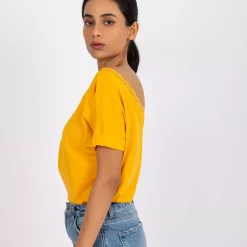 Rue Paris Salma t-paita mustard