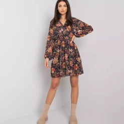 Rue Paris Yanika kukkamekko navy