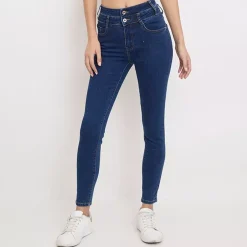 Secret Denim high waist stretchfarkut t.sininen