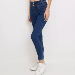 Secret Denim high waist stretchfarkut t.sininen