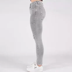 Secret Denim high waist stretchfarkut harmaa