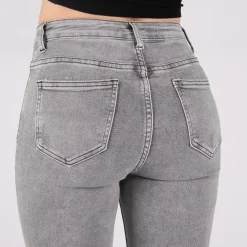 Secret Denim high waist stretchfarkut harmaa