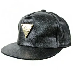 Snap-back lippahattu musta