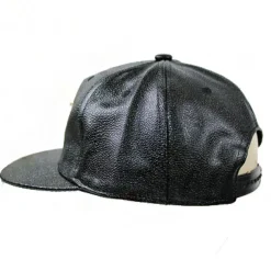 Snap-back lippahattu musta