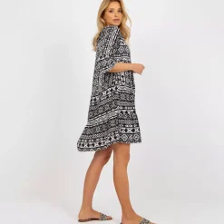 Sublevel Eco Emilia mekko mustavalkoinen
