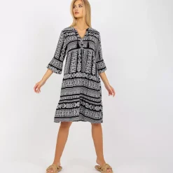 Sublevel Sebastiana mekko mustaraidallinen