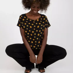 Sublevel Sunflower toppi musta