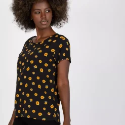 Sublevel Sunflower toppi musta
