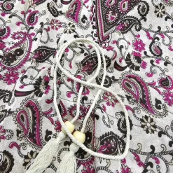 Sumel Paisley kaftaani fuksia/ruskea