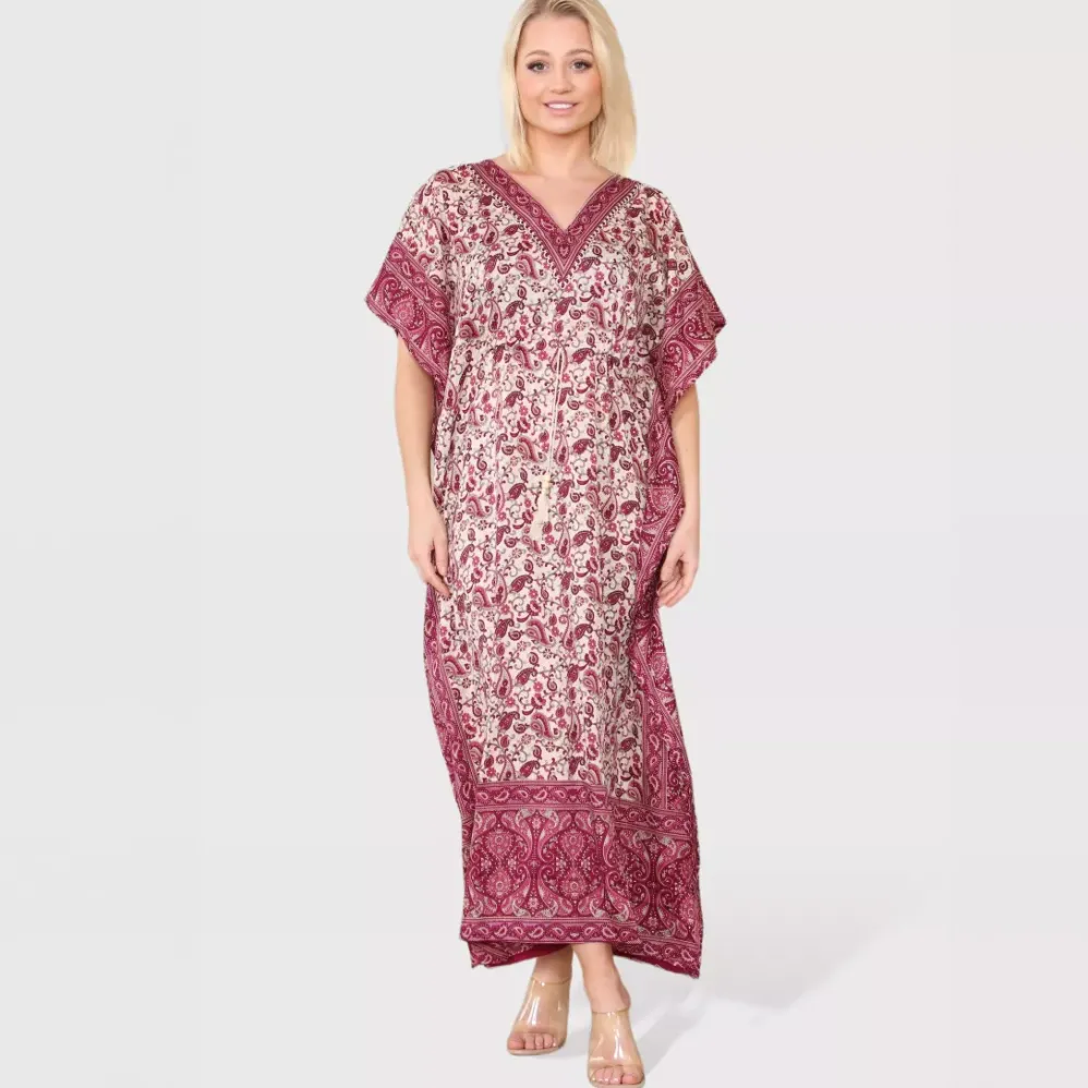 Sumel Paisley kaftaani mauve
