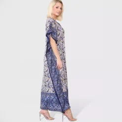 Sumel Paisley kaftaani sininen