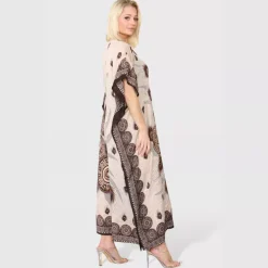 Sumel Peacock kaftaani ruskea
