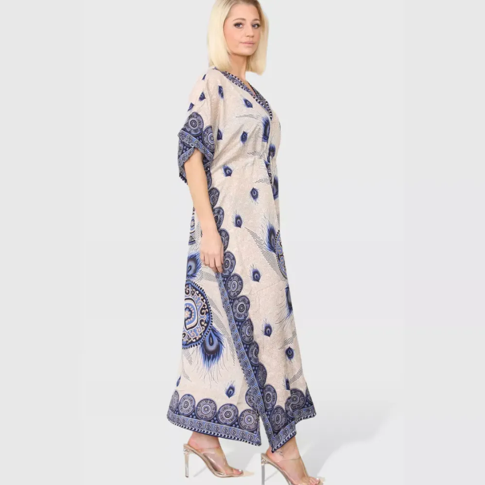 Sumel Peacock kaftaani sininen