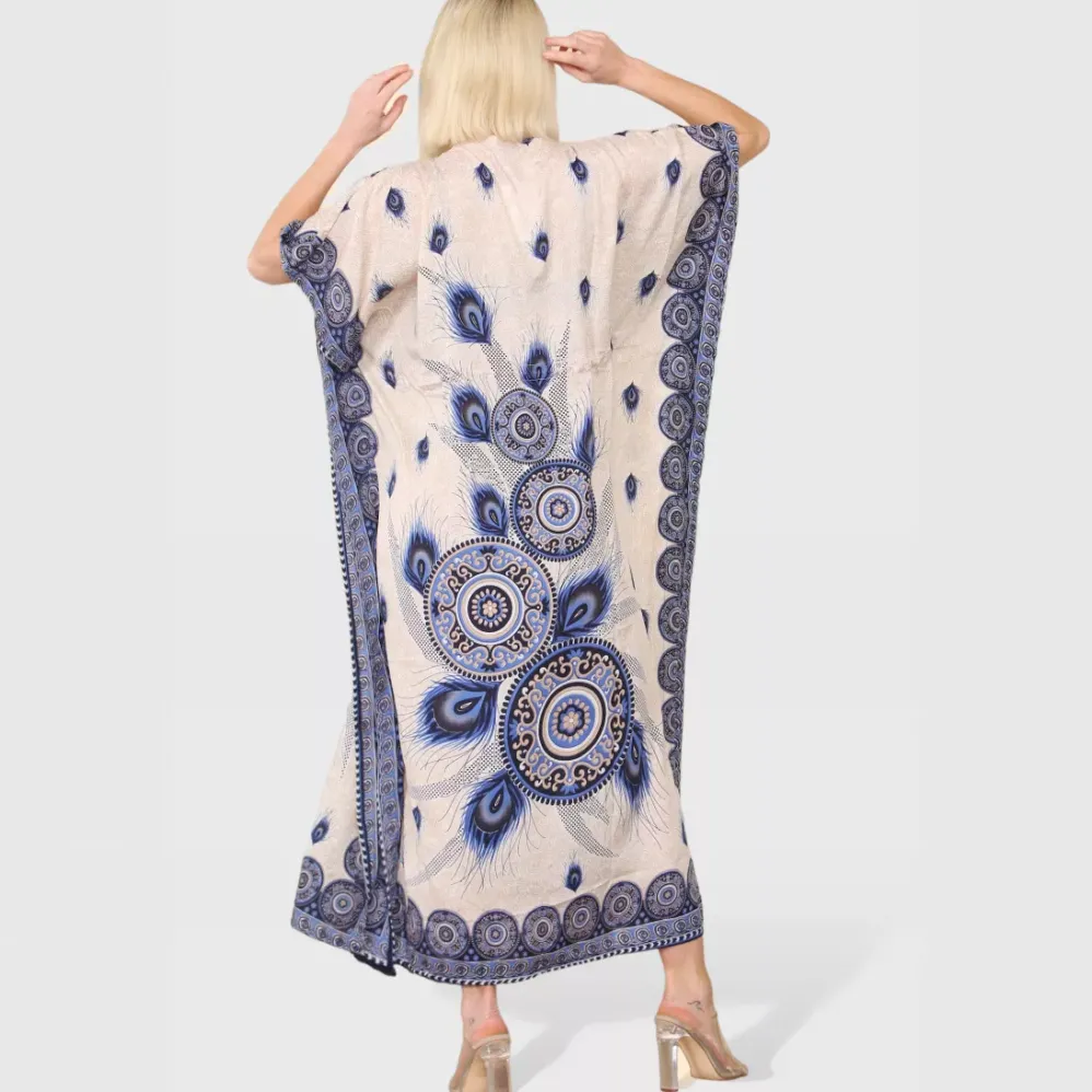 Sumel Peacock kaftaani sininen