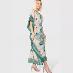 Sumel Peacock kaftaani vihreä