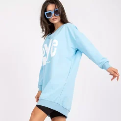 The Fancy Emira trikoopaita vaaleansininen