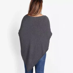 TLL Star neuleponcho t.harmaa