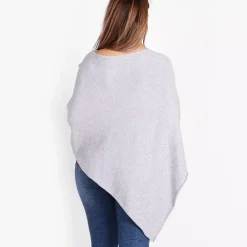 TLL Star neuleponcho v.harmaa