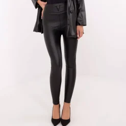 Trendy.ing Vixen keinonahkaleggingsit musta
