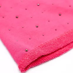 Trikoopipo strassikoristeilla fuksia