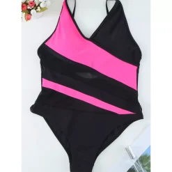 Uimapuku meshilla pinkki
