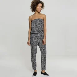 Urban Classics Bandeau jumpsuit kuviollinen